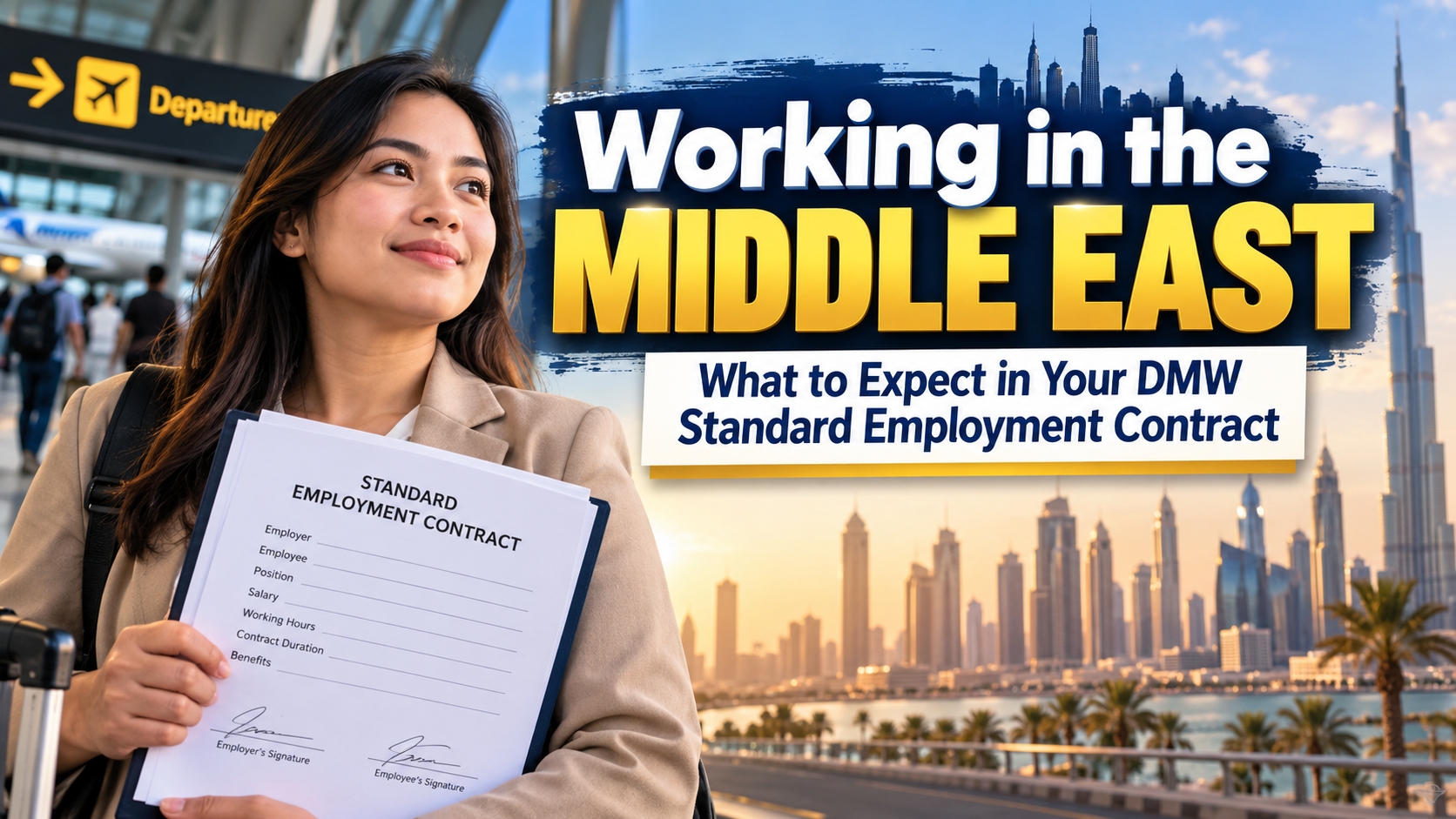 DMW standard employment contract